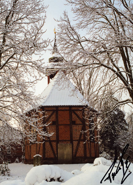 Johanniskirche Plön im Winter - Foto: F. Tank